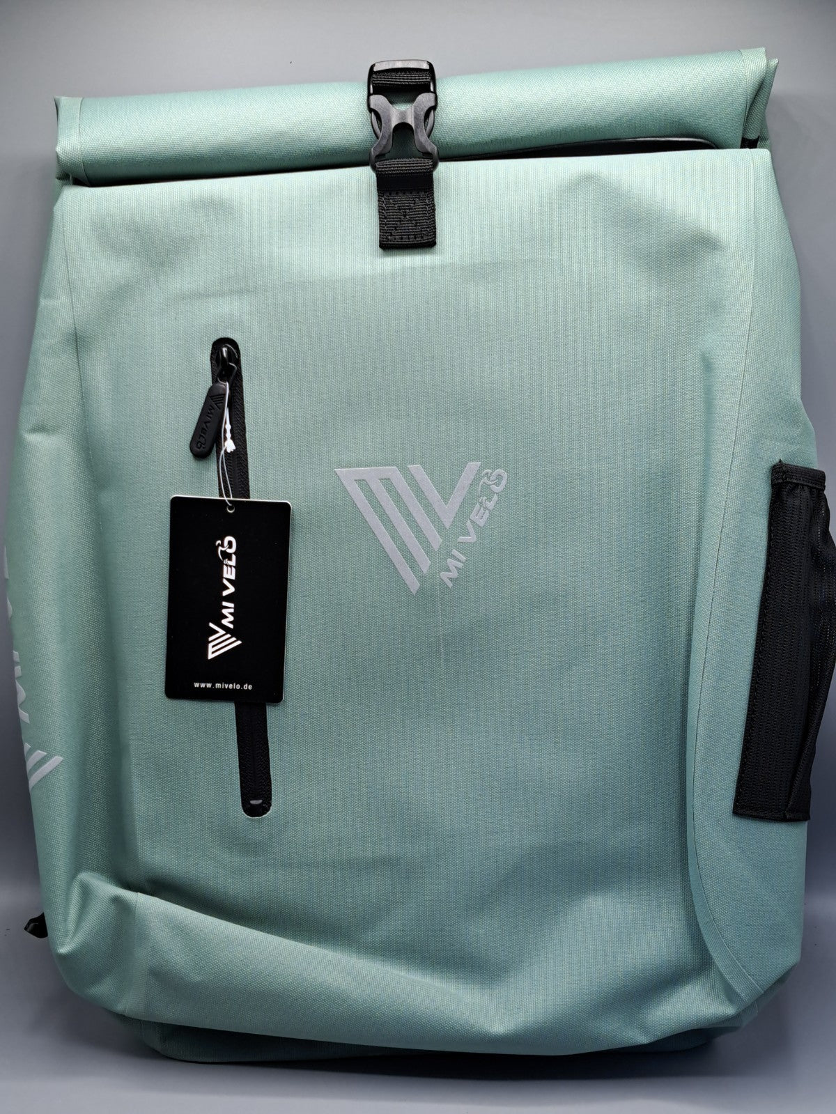 MIVELO Fahrradtasche Rucksack Gepäckträgertasche Laptopfach wasserdicht MINT